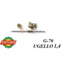 KIT RICAMBIO PER AEROGRAFO ASTURO mod. G-70 UGELLO 1,4 - art. 0012114