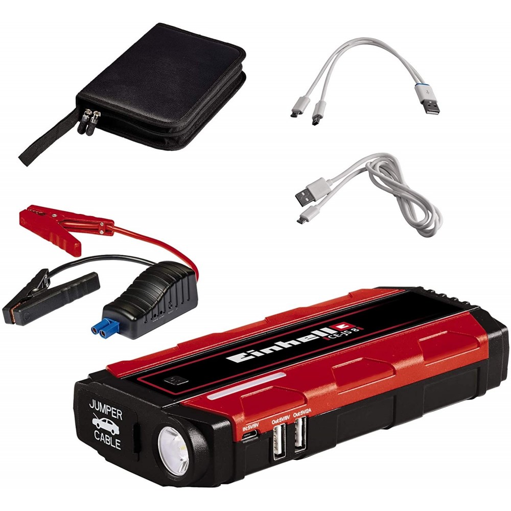 AVVIATORE EMERGENZA EINHELL Power Bank CE-JS 8/1 art. 1091511 AVVIATORE EMERGENZA EINHELL Power Bank CE-JS 8/1 art. 1091511