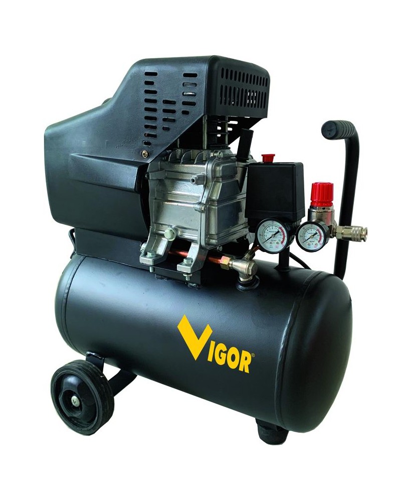 COMPRESSORI VIGOR 220V VCA-24L 1CIL/DIR 2HP 24 L art. 56350-12