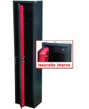 ARMADI PORTAFUCILI VIGOR 5 POSTI +TESORETTO cm. 31x22x138H