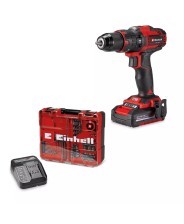 TRAPANO A PERCUSSIONE A BATTERIA EINHELL TE-CD 18/40 Li-i +64 (1x2,0Ah)