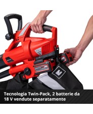 EINHELL ASPIRATORE PER FOGLIE A BATTERIA GE-CL 36 Li E-Solo art. 3433600