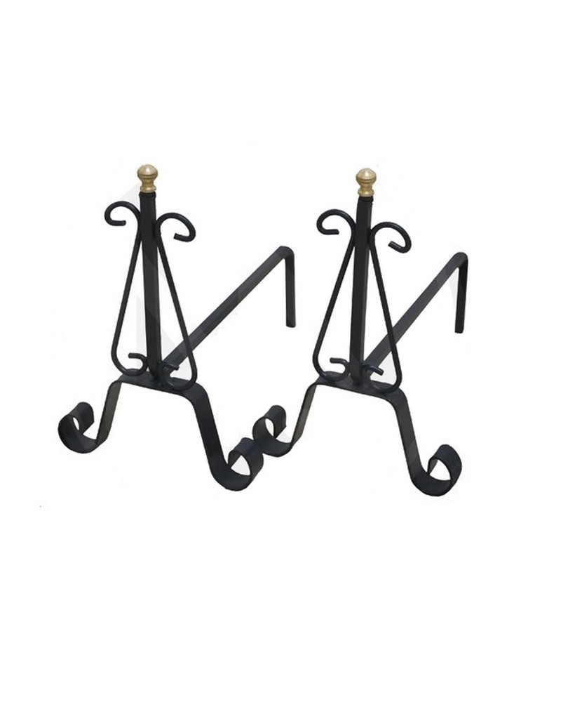 COPPIA ALARI PER CAMINO CAMINETTO MODELLO AREZZO art. 627 cm 15x41x40h