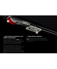 SISTEMA INVISIBILE BINARIO PORTE SCORREVOLI ESTERNO MURO TERNO MAGIC 2 da 1800