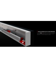 SISTEMA INVISIBILE BINARIO PORTE SCORREVOLI ESTERNO MURO TERNO MAGIC 2 da 1800