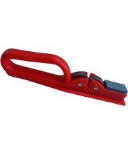 VIGOR Affilacoltelli manuale rotella inox con pietra abrasiva art. 94500-10