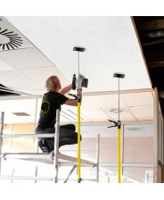 ASTA TELESCOPICA IN METALLO ALZA FERMA LASTRE - AKIFIX® NAP01020