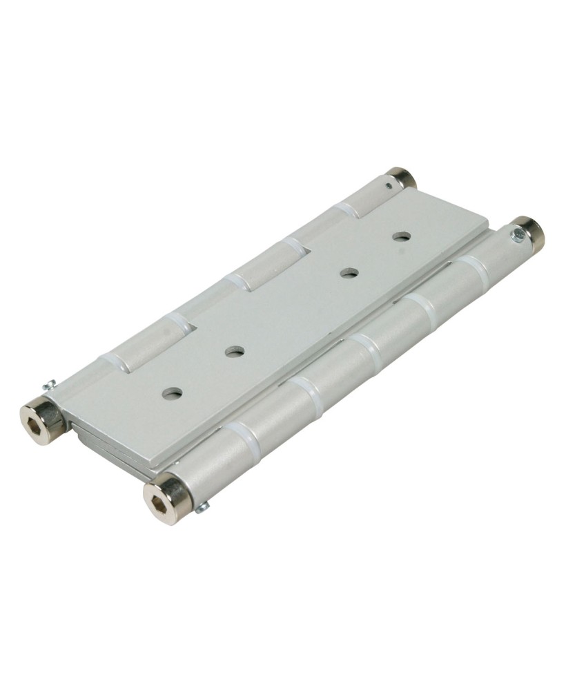 COPPIA CERNIERE A MOLLA AZIONE DOPPIA IN ALLUMINIO BIANCHE art. 138/B IBFM