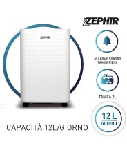 ZEPHIR DEUMIDIFICATORE ELETTRONICO 12LT – ZDP12