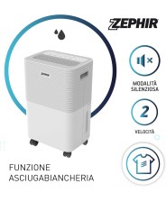 ZEPHIR DEUMIDIFICATORE ELETTRONICO 12LT – ZDP12