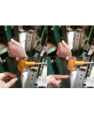 COPPIA CERNIERE A MOLLA AZIONE DOPPIA IN ALLUMINIO ARGENTO art. 138/A IBFM