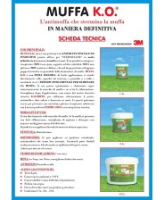 TECNOSTUK Muffa K.O. Fondo antimuffa igienizzante termoisolante sbiancante - formati vari