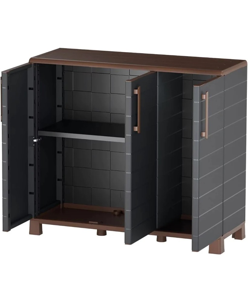 MOBILE ARMADIO IN RESINA BASSO P100/B mod. PORTOFINO ART PLAST