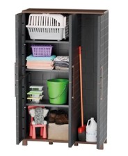 MOBILE ARMADIO IN RESINA INTERNO ESTERNO P100 mod. PORTOFINO ART PLAST