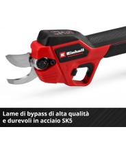 EINHELL Forbici da potatura a batteria c/manico telescopico GP-LS 18/28 Li T BL-Solo