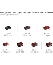 EINHELL Forbici da potatura a batteria c/manico telescopico GP-LS 18/28 Li T BL-Solo