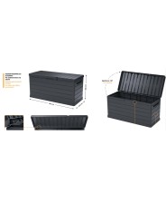 BAULE MULTIUSO DI STOCCAGGIO DA ESTERNO serie AMALFI art. A350AN