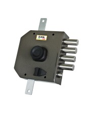 SERRATURA DI SICUREZZA DA APPLICARE A POMPA POMOLO INTERNO TRIPLICE CON SCROCCO G424DX