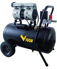 COMPRESSORI VIGOR SILENT 230V VCA-S50 2CIL/DIR 1HP 50 L - 56350-17