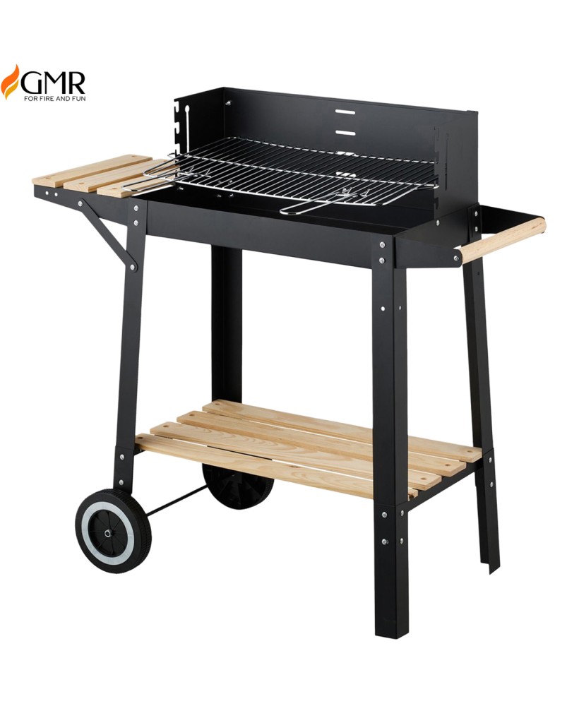 GMR BARBECUE A CARBONE CON GRIGLIA ACCIAIO INOX mod. SEBASTIAN