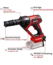 EINHELL Idropulitrice a batteria HYPRESSO 18/24-1 SOLO - art. 4140135