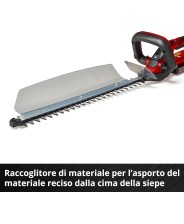 TAGLIASIEPI A BATTERIA EINHELL art. GC-CH 1855/1 Li Kit (1x2,5 Ah)