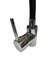 Utilia MISCELATORE LAVELLO A CANNA ALTA FLESSIBILE col. Nero art. 49823