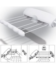 STENDIBIANCHERIA BUCATO DA PARETE CON FILI A SCOMPARSA GIMI "ROTOR 4"