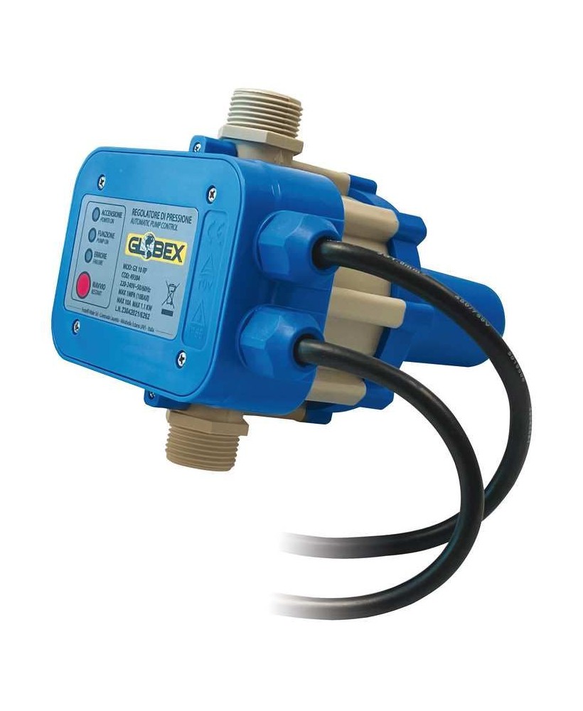 Globex REGOLATORE DI PRESSIONE GX 2285 RP 10A CON CAVI PER ELETTROPOMPE 2,2 BAR