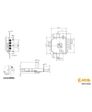 SERRATURA DI SICUREZZA G434SX - MOIA OMR SERRATURE