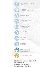 VENTILATORE DA TERRA YELLOW CIRCLE 60 ø 60CM CFG art EV097