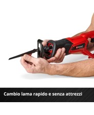 SEGA GATTUCCIO A BATTERIA EINHELL cod. 4326300 - art. TE-AP 18 Li - NO BATTERIA