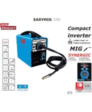 SALDATRICE AWELCO Easymig Saldatrice a Filo Inverter MIG NoGas 100Ah