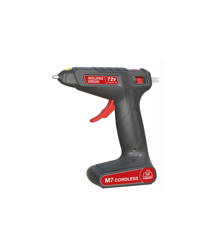 ROMEO MAESTRI PISTOLA INCOLLATRICE TERMOCOLLA A BATTERIA M7 CORDLESS  7,2V - 2000mAh