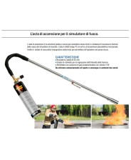BRUCIATORE BRUCIA ERBA MULTIUSO BIO FLAMME PIEZO OXYTURBO art. 571855