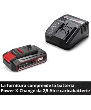 EINHELL TAGLIABORDI A BATTERIA art. GE-CT 18 Li (1x 2,5Ah)