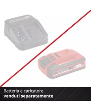 EINHELL Levigatrice orbitale a batteria TC-OS 18/187 Li Solo art. 4460725