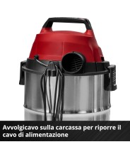 EINHELL Bidone Aspirasolidi e liquidi TC-VC 3055 S art. 2342235