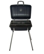 GMR BARBECUE A CARBONE A VALIGIOTTA CON GRIGLIA ACCIAIO INOX