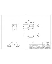 IBFM Incontro Elettrico per Porta Blindata art. 9530 versione DX/SX