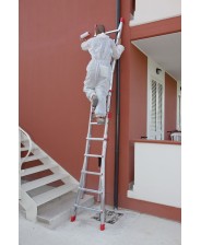 SCALA ALLUMINIO TELESCOPICA FARAONE mod. SUPER TELES T4S 8 + 8