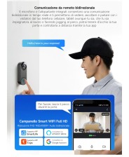 CAMPANELLO SMART WIRELESS VITEL 150° con SENSORE
