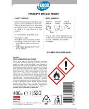 FEROX Spray AREXONS Fondo PRIMER PER METALLI ZINCATI GRIGIO 400 ml