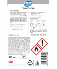 FEROX Spray AREXONS Fondo Grigio per Legno 400 ml