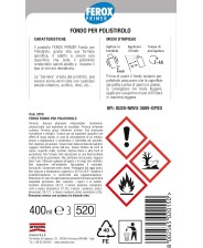 FEROX Spray AREXONS Fondo PRIMER PER POLISTIROLO col. BIANCO 400 ml